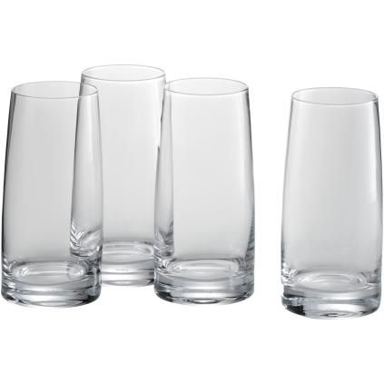 Verre tumbler KINEO 360 ml, set de 4 pc, transparent, en verre, WMF