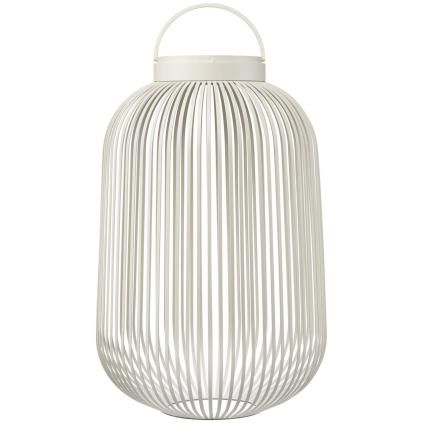 Lampe de table sans fil LITO M 49 cm, LED, gris soie, acier, Blomus