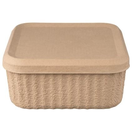 Boîte de stockage REDO 32,5 x 15 cm, set de 2 pc, marron, papier, Blomus