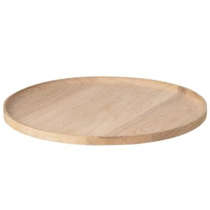 Plateau de service OKU 27,5 cm, marron, bois, Blomus