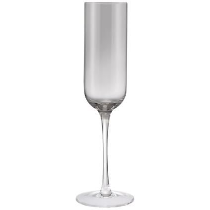Flûte à champagne FUUMI 220 ml, set de 4 pc, fumée, verre, Blomus