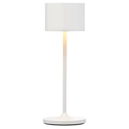 Lampe de table sans fil FAROL MINI 19,5 cm, LED, blanc, aluminium, Blomus