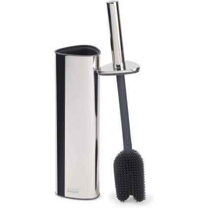 Brosse de toilettes FLEX 360 LUXE 70583 44 cm, argent, acier inoxydable, Joseph Joseph