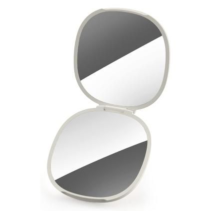 Miroir de poche VIVA 75006 8 cm, crème, plastique, Joseph Joseph