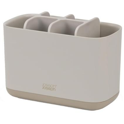 Verre porte brosse à dent EASYSTORE 70575 écru, plastique, Joseph Joseph
