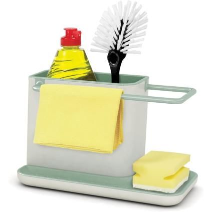 Rangement d'évier CADDY 851649 21 cm, vert, plastique, Joseph Joseph