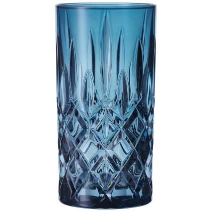 Verre tumbler NOBLESSE COLORS 395 ml, set de 2 pc, bleu, Nachtmann