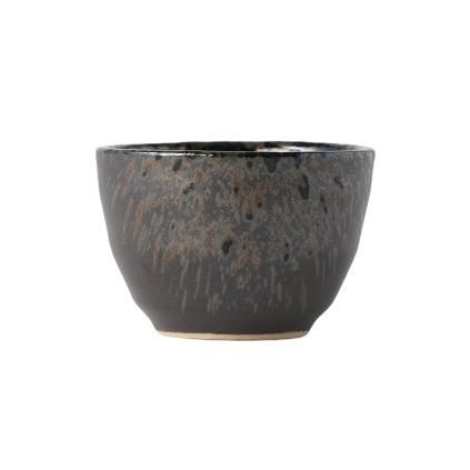 Verre à sake 30 ml, noir, céramique, MIJ