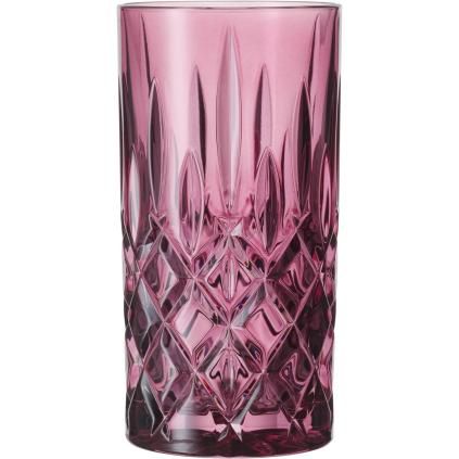 Verre tumbler NOBLESSE COLORS 395 ml, set de 2 pc, violet, Nachtmann