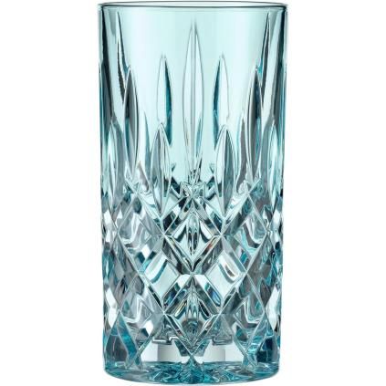 Verre tumbler NOBLESSE FRESH COLORS 395 ml, set de 2 pc, bleu, Nachtmann