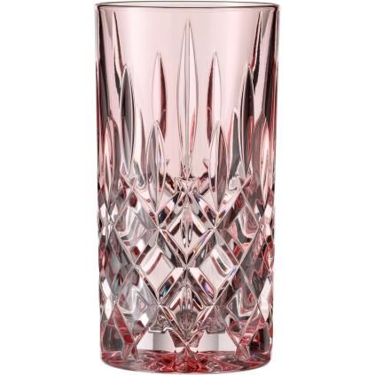 Verre tumbler NOBLESSE FRESH COLORS 395 ml, set de 2 pc, rose, Nachtmann