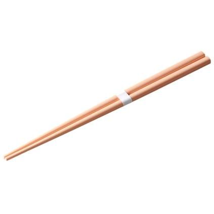 Baguettes 22,5 cm, abricot / blanc, bambou, MIJ