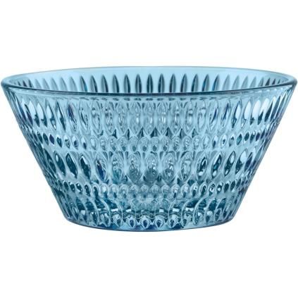 Bol de service ETHNO 750 ml, bleu, verre, Nachtmann
