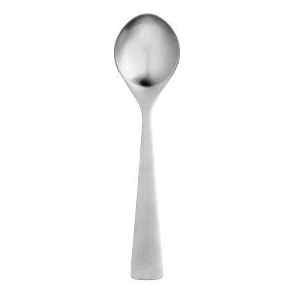 Cuillère de table MAYA 18 cm, set de 6 pc, argent, acier inoxidable, Stelton