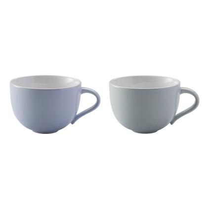 Tasse à café EMMA 300 ml, set de 2 pc, bleu, grès, Stelton