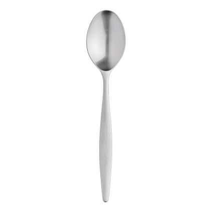 Cuillère de table AZTEC 19 cm, set de 6 pc, argent, acier inoxidable, Stelton