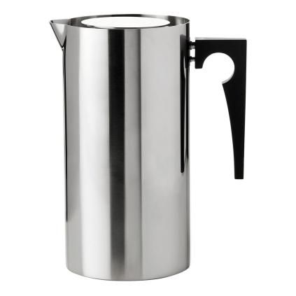 Cafetière à piston ARNE JACOBSEN 1 l, argent, acier inoxydable, Stelton