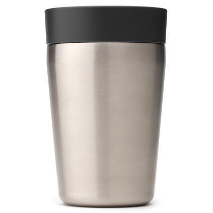 Mug thermos MAKE & TAKE 200 ml, gris foncé, acier, Brabantia