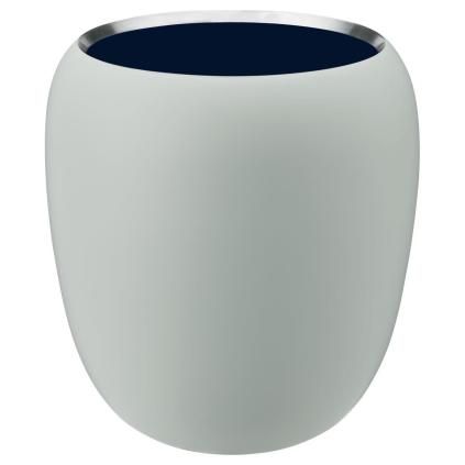 Vase ORA 22 cm, menthe, acier inoxydable, Stelton