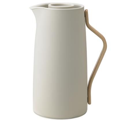 Pichet isotherme EMMA 1,2 l, pour le café, sable, acier inoxydable, Stelton