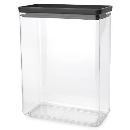 Boîte de conservation pour aliments TASTY PLUS 5,4 l, gris foncé, plastique, Brabantia