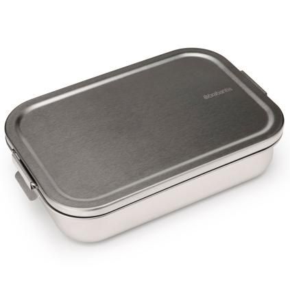 Lunchbox MAKE & TAKE 2 l, argent, acier inoxydable, Brabantia
