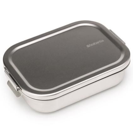 Lunchbox MAKE & TAKE 1,1 l, argent, acier inoxydable, Brabantia