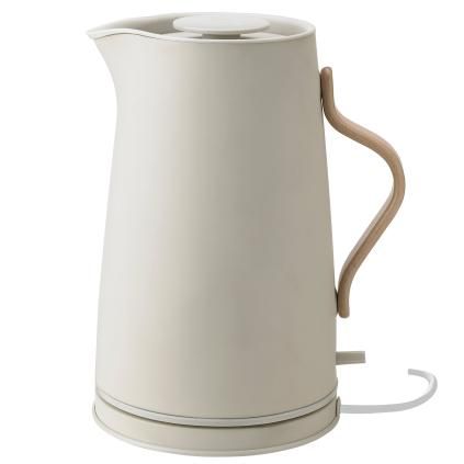 Bouilloire électrique EMMA 1,2 l, sable, acier inoxydable, Stelton
