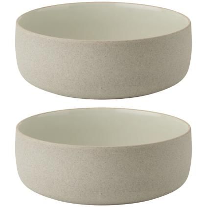 Bol EMMA 13,5 cm, set de 2 pc, gris, grès, Stelton