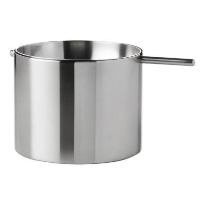 Cendrier ARNE JACOBSEN 8 cm, argent, acier inoxydable, Stelton
