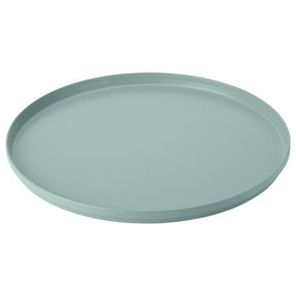 Plateau de service EM 40 cm, vert poussière, plastique, Stelton