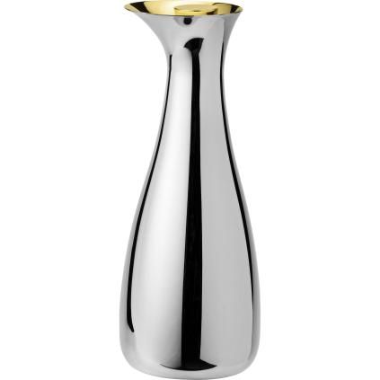 Carafe à eau NORMAN FOSTER 1 l, argent / or, acier inoxydable, Stelton