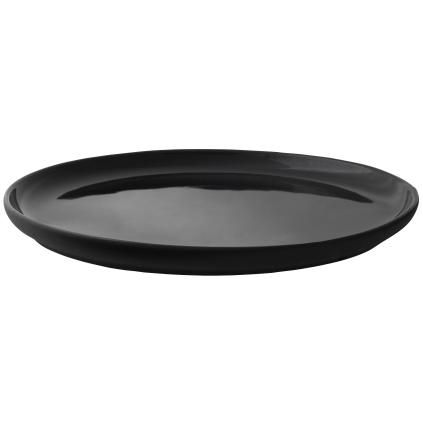 Assiette THEO 22 cm, noir, grès, Stelton