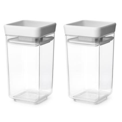 Boîte de conservation pour aliments TASTY PLUS 150 ml, set de 2 pc, gris clair, Brabantia