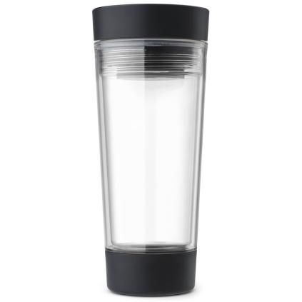 Mug de voyage MAKE & TAKE 360 ml, gris foncé, plastique, Brabantia
