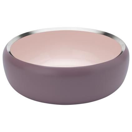 Coupe à fruits ORA 22 cm, dusty rose, acier inoxydable, Stelton