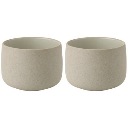 Tasse EMMA 150 ml, set de 2 pc, gris, grès, Stelton