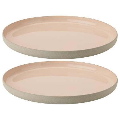 Assiette EMMA 24 cm, set de 2 pc, rose, grès, Stelton