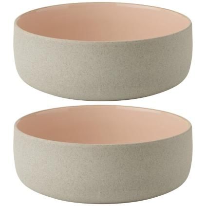 Bol EMMA 13,5 cm, set de 2 pc, rose, grès, Stelton