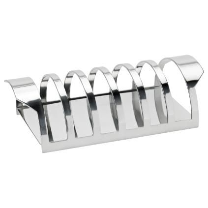 Support pour toasts ARNE JACOBSEN 16 cm, argent, acier inoxydable, Stelton