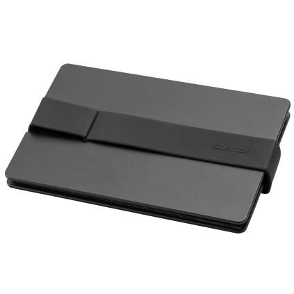 Porte carte de visite COMPANION 9 cm, noir, aluminium, Stelton