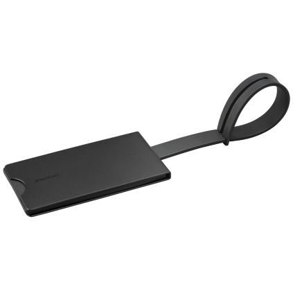 Étiquette de bagage COMPANION 18 cm, noir, aluminium, Stelton