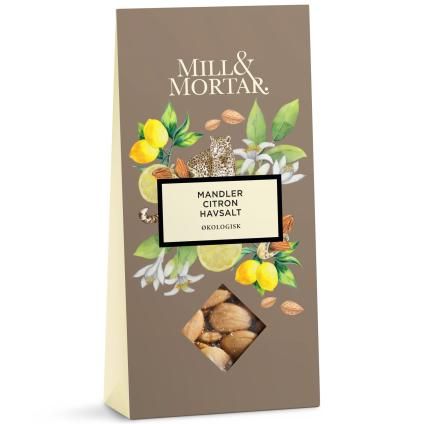 Amandes bio GUARA 100 g, citron/sel marin, Mill & Mortar