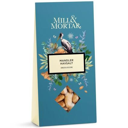 Amandes bio GUARA 100 g, sel marin, Mill & Mortar