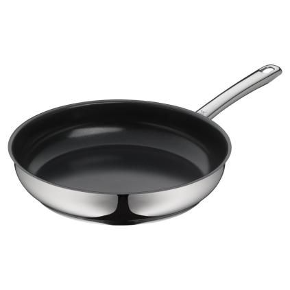 Poêle universelle DEVIL 28 cm, argent, acier inoxydable, WMF