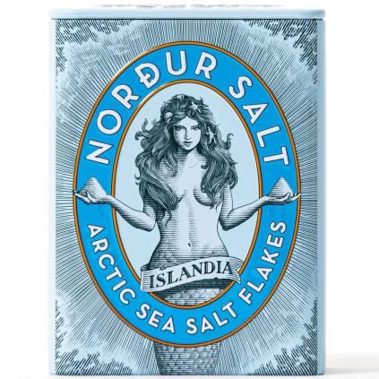 Sel arctique 125 g, flocons, boîte de conserve, Nordur Salt