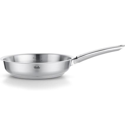 Poêle universelle PURE 24 cm, argent, acier inoxydable, Fissler