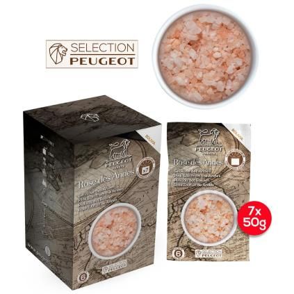 Sel rose 7 x 50 g, Andy, Peugeot