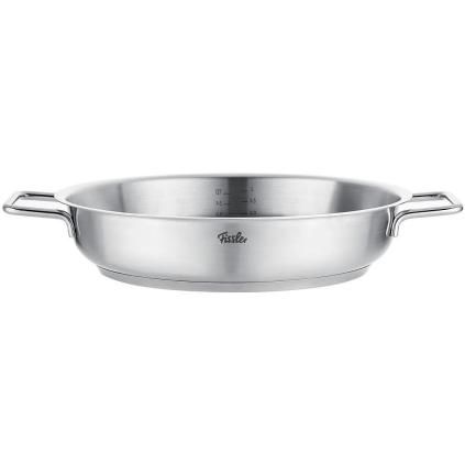 Poêle de service PURE 28 cm, argent, acier inoxydable, Fissler