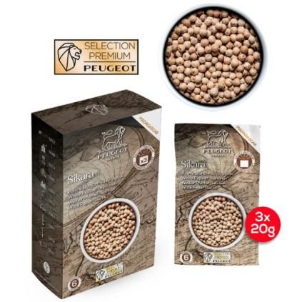Poivre blanc SIKARA PREMIUM 3 x 20 g, Peugeot